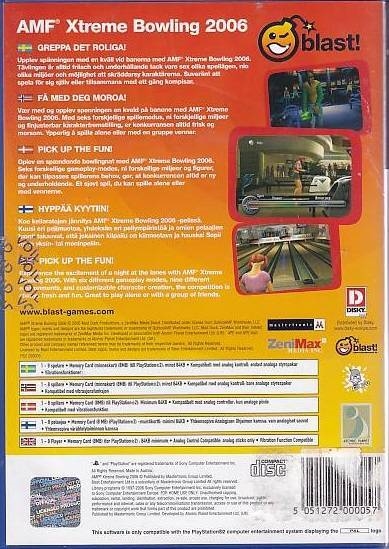 AMF Xtreme Bowling - PS2 (B Grade) (Genbrug)